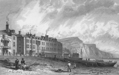 York Oteli ve Kütüphanesi, Sidmouth, 1832. by P. Heath
