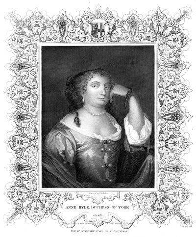 Anne Hyde, York Düşesi. by P. Lightfoot