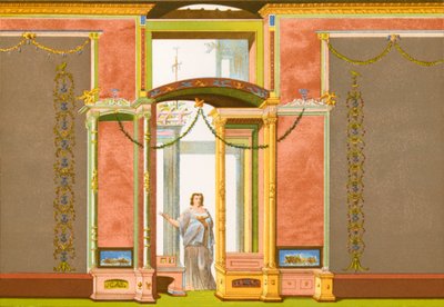 Pompeius duvar dekorasyonu by P. Sellier