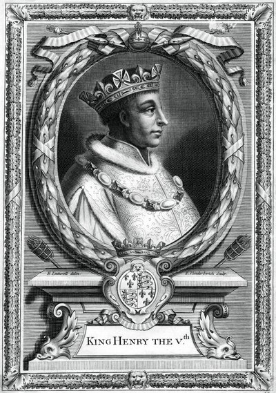 Henry V, İngiltere Kralı. by P. Vanderbanck