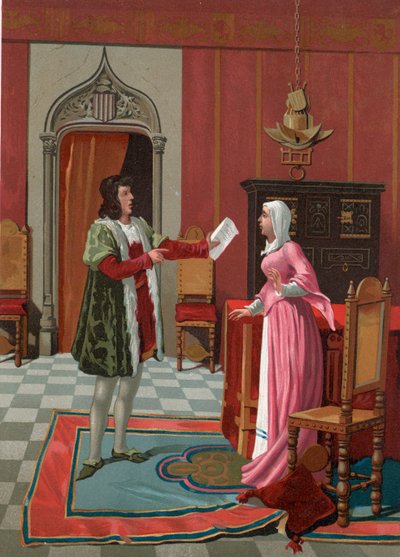 Enrique de Villena, karısına Calatrava