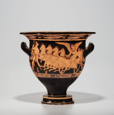 Tavan arası kırmızı figürlü çan krater, MÖ 390-370 dolayları by Painter of London F64