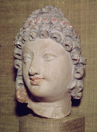 Bir Buda Başkanı, Greko-Budist tarzı, 1-4. yüzyıl (sıva) by Pakistani School