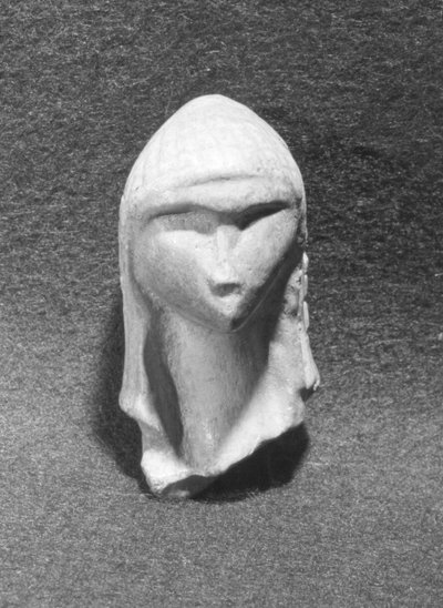 Brassempouy Venüsü olarak bilinen Kadının Başı, c. MÖ 21000 by Paleolithic