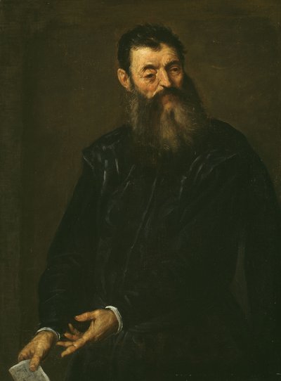 Bir Beyefendinin Portresi, c.1590 (tuval üzerine yağlı boya) by Palma Il Giovane (1548 1628)