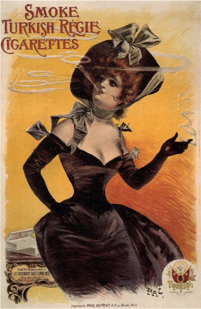 Duman Türk Regie Sigaraları, 1895 by Paléologue