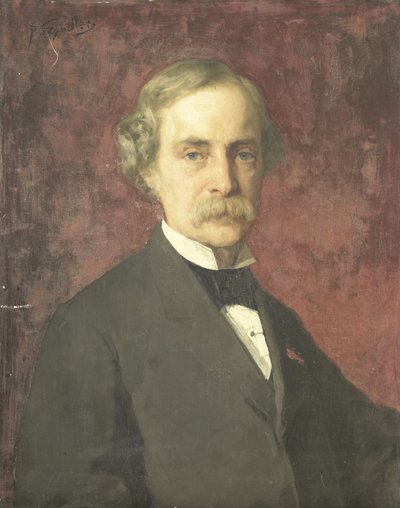 Johann Wilhelm Kaiser (1813-1900). Grafik sanatçısı, Gravür Okulu ve Rijksmuseum müdürü by Pantaleon Szyndler