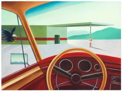 Mythologica n°3: Prometheus, 2025 (ahşap panel üzerine yağlıboya) by Paolo Perfranceschi