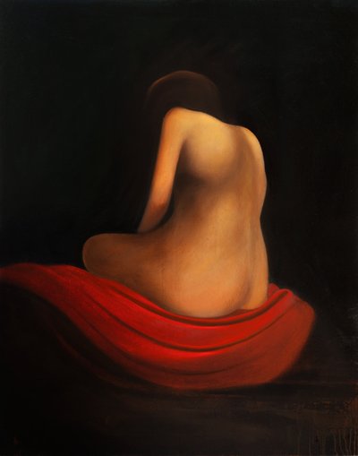 İsimsiz, 2016 (ahşap panel üzerine yağlıboya) by Paolo Perfranceschi