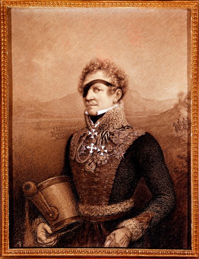 Adam Adalbert, Neipperg Kontu General ve Avusturyalı diplomat (çizim) by Paolo Toschi