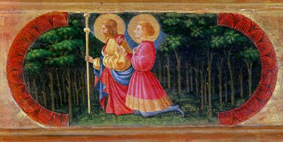 Aziz James ve Ansano dua ediyor. Paolo di Dono dit Paolo Uccello