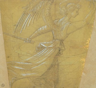 Melek ile kadeh çalışması by Paolo Uccello