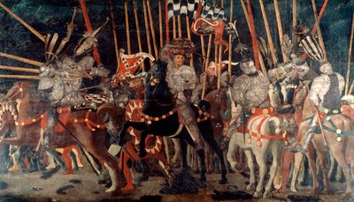 San Romano Savaşı, 1432 c1435-1440 by Paolo Uccello