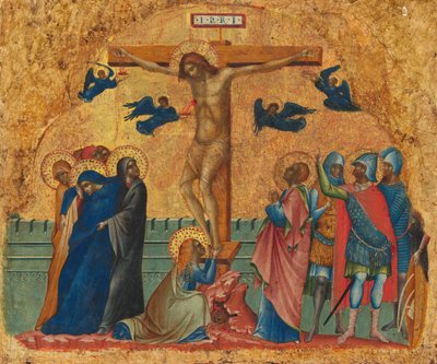 Çarmıha Gerilme, c.1340-1345 (panel üzerine tempera) by Paolo Veneziano
