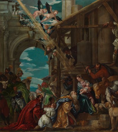 Kralların Hayranlığı, 1573 by Paolo Veronese