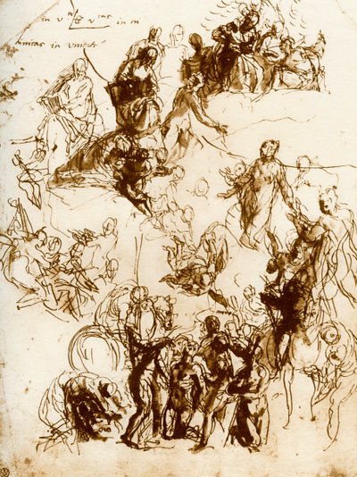 Aziz George Şehitliği için Taslak, 1913. by Paolo Veronese