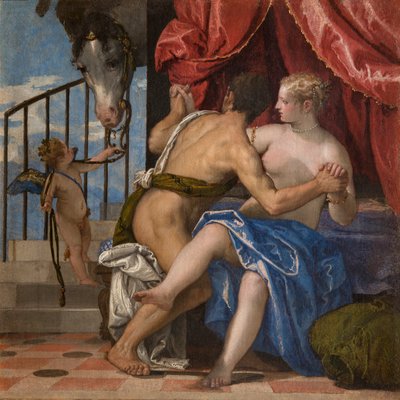 Venüs ve Mars, ca. 1575. by Paolo Veronese