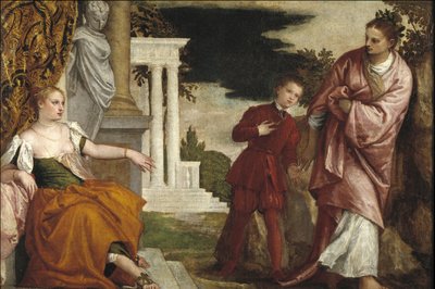 Erdem ve Mengene Arasında Genç Adam by Paolo Veronese