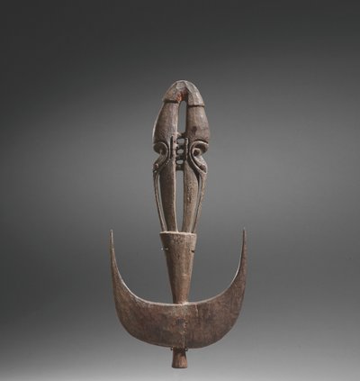 Asma kancası (Samban), Iatmul, Orta Sepik, Papua, Yeni Gine (ahşap) by Papua New Guinean