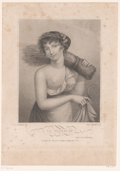 Arenleesster La glaneuse (nesne üzerindeki başlık) by Parfait Augrand