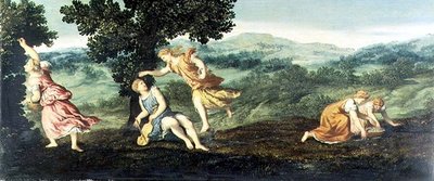 Mitolojik Sahne, c.1530 (panel) by Paris Bordone