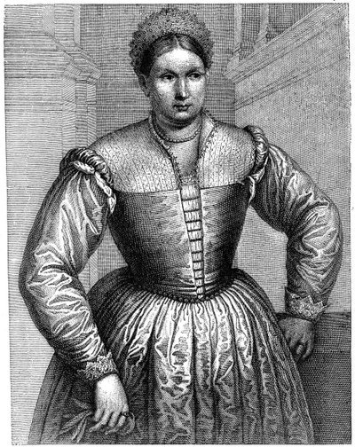 Medici ailesinin hemşiresi, 1882. by Paris Bordone