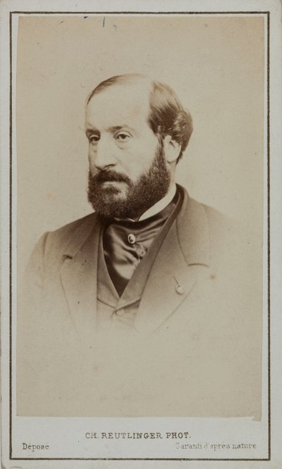 Emile Augier 1820-1889'un Portresi. by Paris . Photo studio Reutlinger