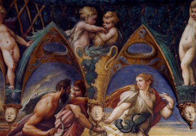 Arkadaşlarıyla birlikte Actaeon, Myth of Diana ve Actaeon