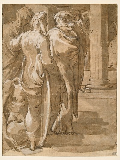 Topal Adamın İyileşmesi (?) by Parmigianino