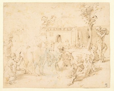 rustik sahne by Parmigianino