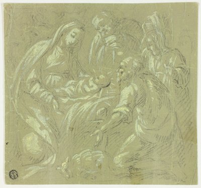 Çobanların hayranlığı by Parmigianino