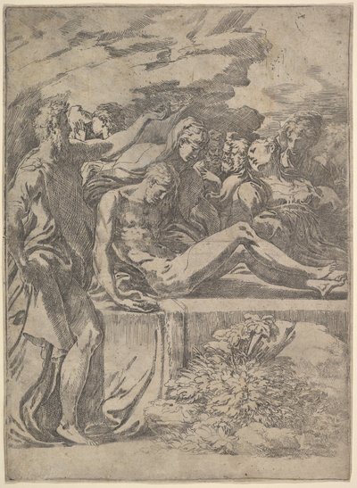 Mezar, yaklaşık 1527-30. by Parmigianino