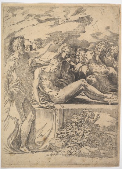 Entombment.n.d. by Parmigianino