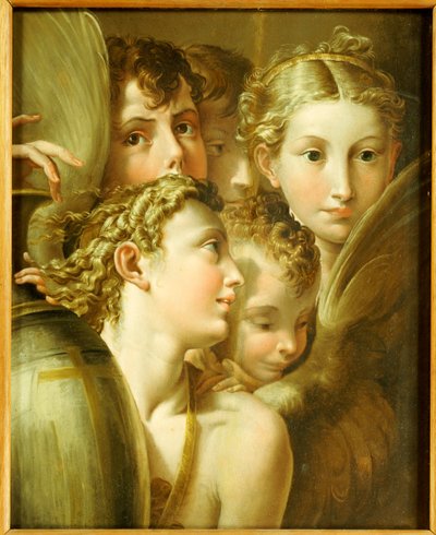 beş melek by Parmigianino