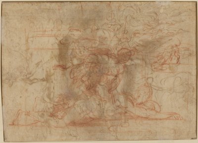 Jael ve Cisera? [karşı] by Parmigianino