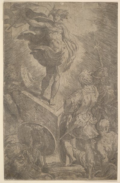 Diriliş, 16. yüzyılın başları. by Parmigianino