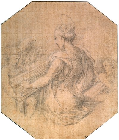Aziz Cecilia, c1527-1530 by Parmigianino
