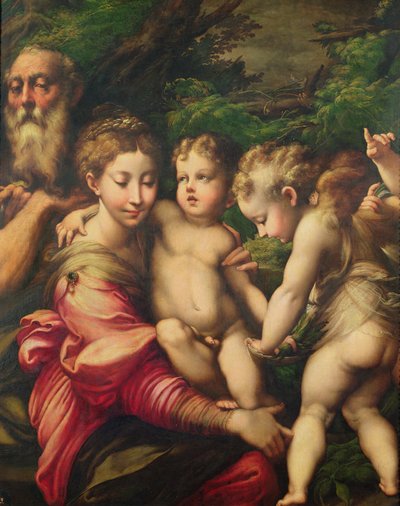 Kutsal Aile (Mısır Uçuşunda Dinlenme) 1524 by Parmigianino