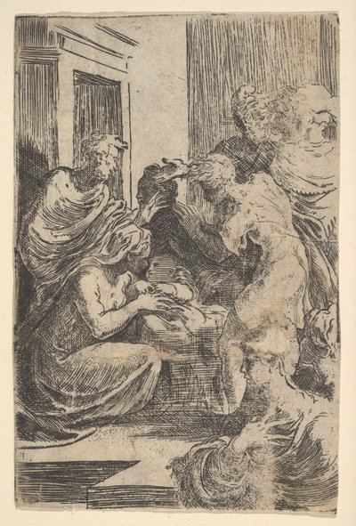Doğuş, 16. yüzyılın başlarında. by Parmigianino