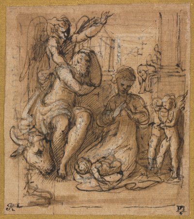 Yusuf Rüyası ile Doğuş by Parmigianino