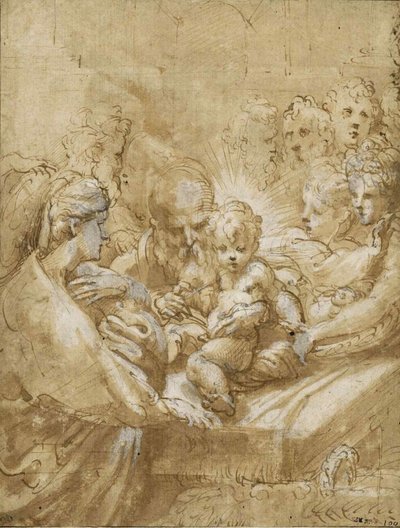 Sünnet, 16. yüzyılın ilk yarısı.. by Parmigianino