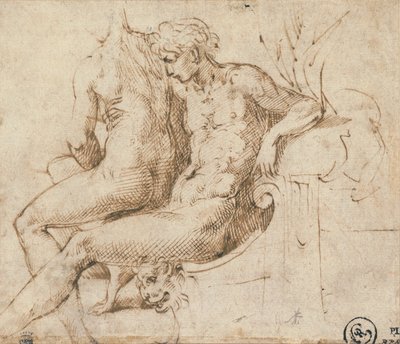 Kanepede oturan iki sevgili by Parmigianino