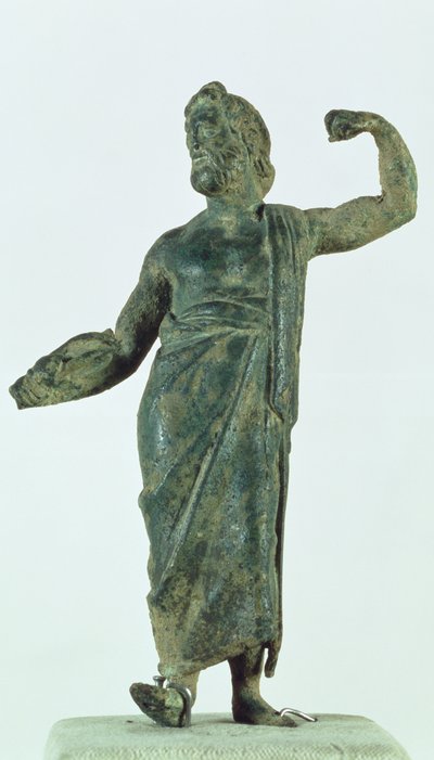 Shami figürü, muhtemelen Zeus veya Poseidon, İran (bronz) Nehavand (Laodikeia olarak bilinir) kentindeki yıkık tapınaktan kurtarıldı by Parthian School