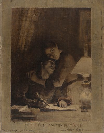 Hep sev! Yeniden Aşk!, c. 1886. by Pascal Adolphe Jean Dagnan Bouveret