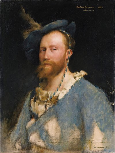 Sanatçının portresi Gustave Courtois 1852-1923, 1883. by Pascal Adolphe Jean Dagnan Bouveret