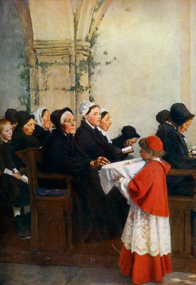 Kutsal Ekmek, c1879, 1912. by Pascal Adolphe Jean Dagnan Bouveret