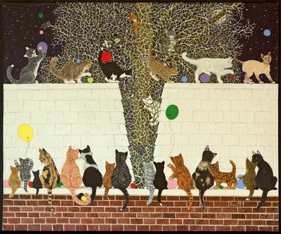 Büyülü Bir Gösteri, 2012 (patiska üzerine akrilik) by Pat Scott