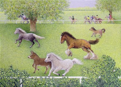 Dörtnala (tuval üzerine yağlıboya) by Pat Scott