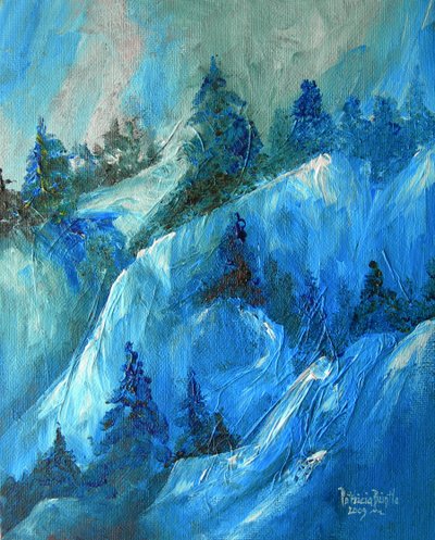 En yüksek dayanıklılık, 2009 (sanat tahtasında akrilik) by Patricia Brintle