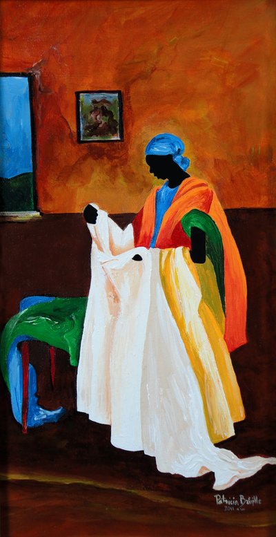 Terzi, 2011 (ahşap üzerine akrilik) by Patricia Brintle